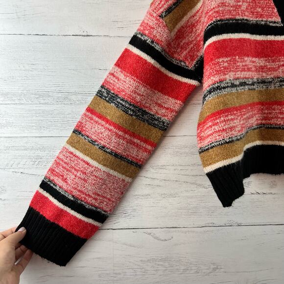 BP. NWT Striped Knit Button Front Grandpa Cardigan Size L - Picture 5 of 8